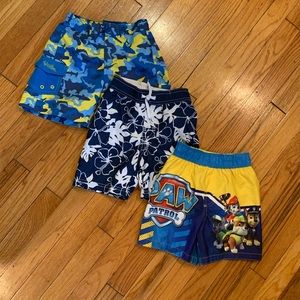 BOYS Swim Shorts - sold as 3 - Size 3T